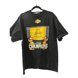 Vintage 2009-2010 Los Angeles Lakers World Champions Back To Back Shirt Size XL